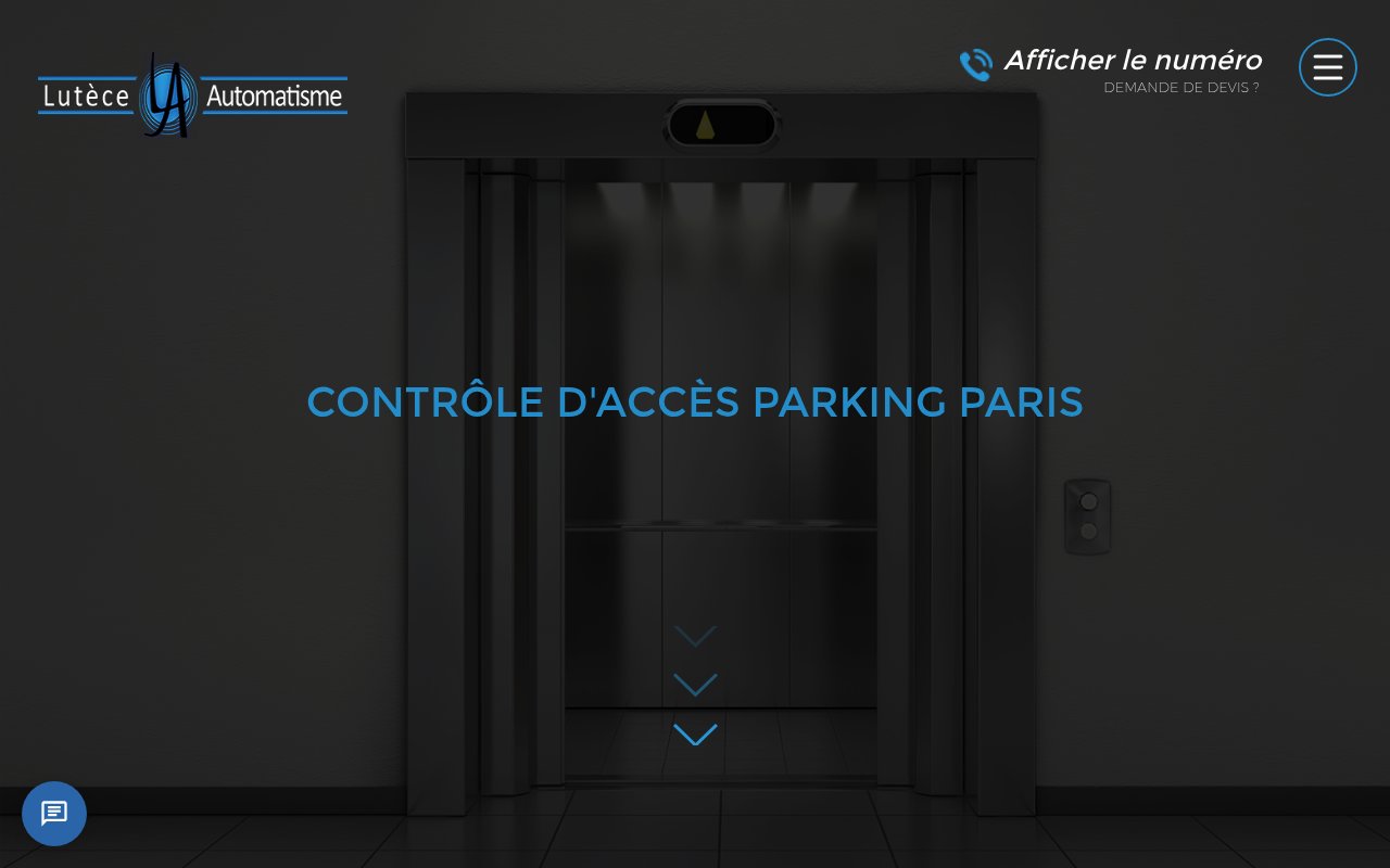 Apercu du site Lutèce Automatisme