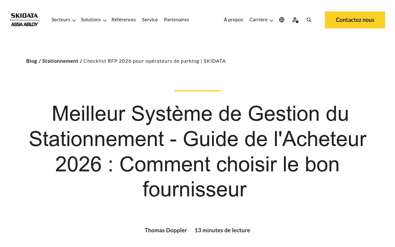 Apercu du site SKIDATA