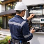 electricien-casque-panneau-electrique-maison