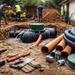 chantier-outils-tuyaux-travailleurs-cour