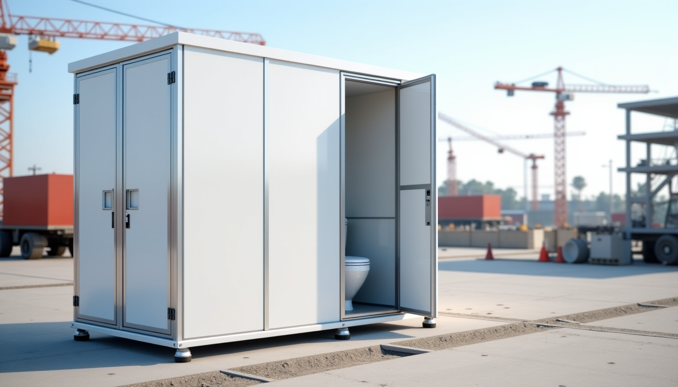 Illustration : le coût est toujours une considération. il inclut — sanitaire de chantier avec wc et douche : comment bien dimensionner son installation ?